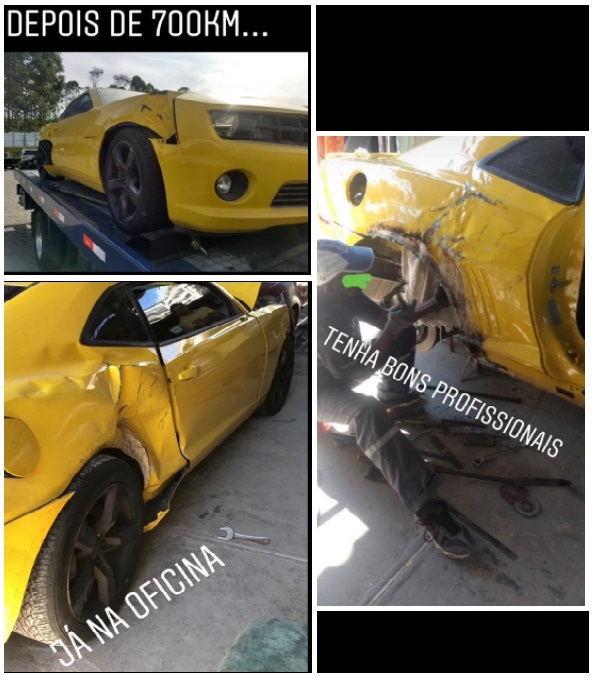 carro antes do conserto